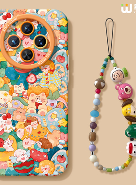 适用vivox300手机壳女款x200s保护套x100pro硅胶x80全包防摔x90pro+新款x200promini多巴胺pro+软x60可爱x90s