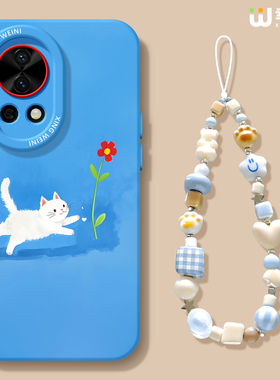 适用华为nova15手机壳女款nova12pro保护套全包novo11硅胶9防摔7se活力版14ultra花花小猫hi软10外nova13pro