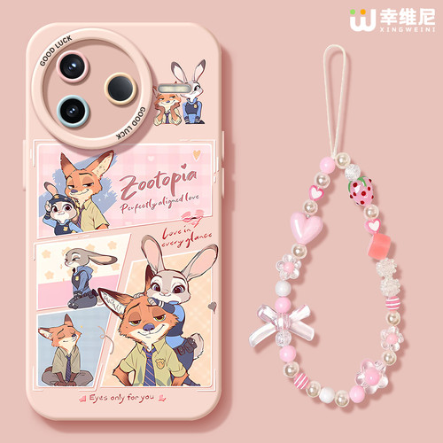 适用红米k90手机壳女款k70pro保护套小米k60全包硅胶k70至尊版redmi防摔k80por卡通k50尼克朱迪软外壳k50电竞