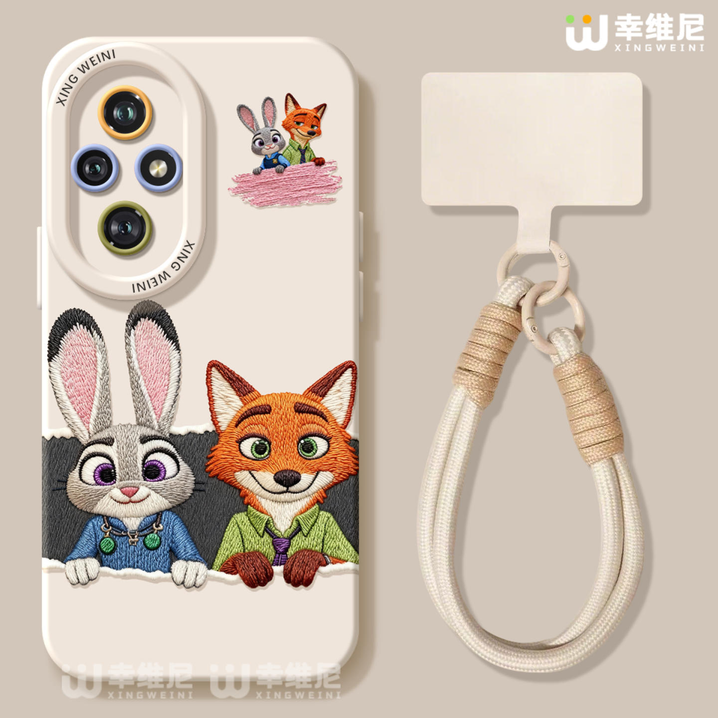 适用荣耀500手机壳400pro疯狂动物城90gt狐狸80/70硅胶全包200pro+兔子300Ultra尼克朱迪80pro直屏软外100pro