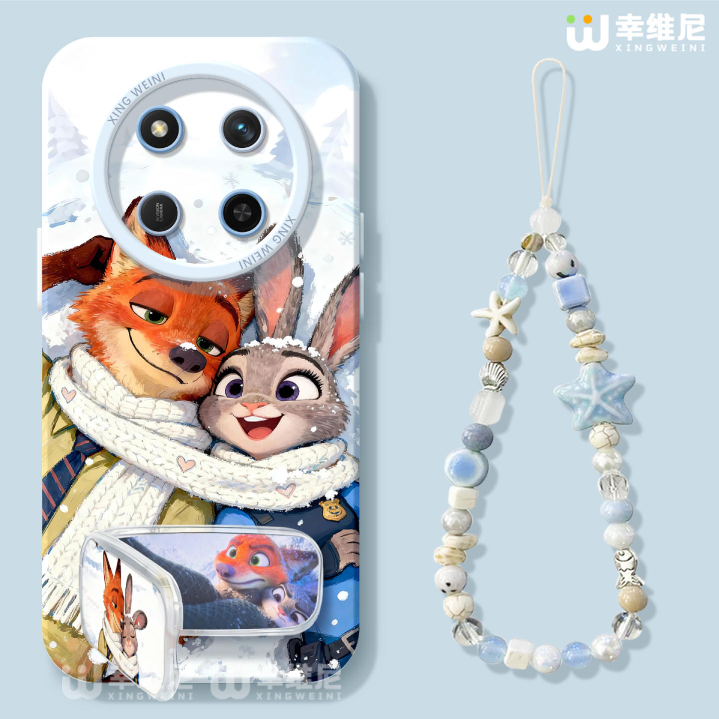 适用荣耀x70手机壳秋冬x60i尼克v40硅胶x40gt全包疯狂动物城50华为X50GT新款x70i高级外壳v30朱迪x50i软壳x30