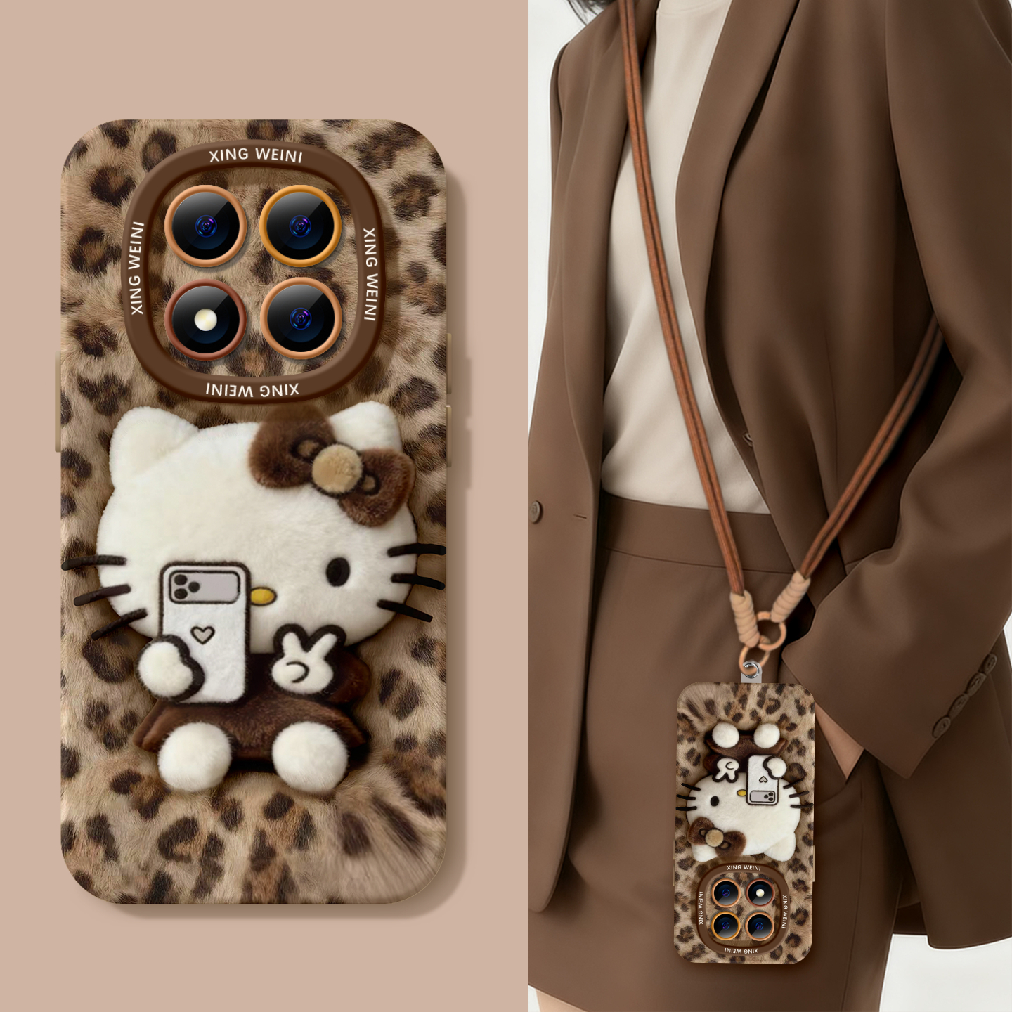 适用红米note15pro手机壳秋冬note14保护套小米note13硅胶Turbo4防摔112pro全包note10软11豹纹kt猫12turbo外