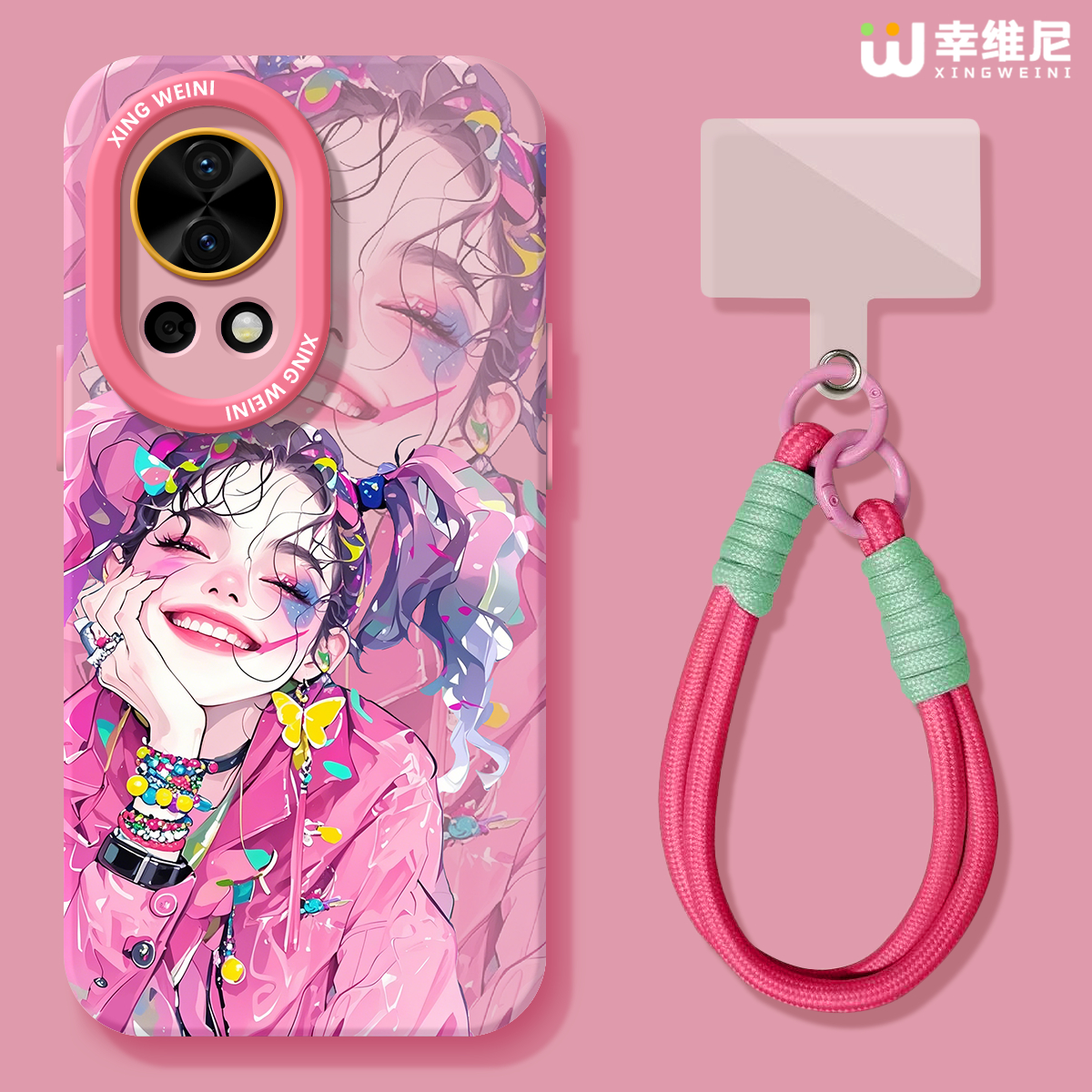 适用华为nova14手机壳女款nova12pro保护套全包novo11硅胶9防摔7se活力版14ultra小丑女hi软10个性nova13pro