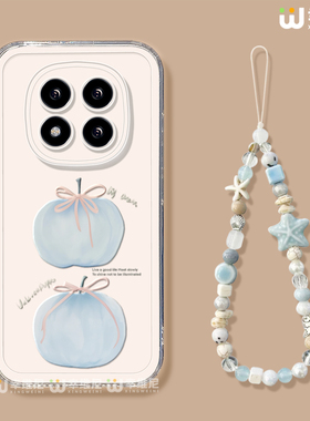 适用红米note15pro手机壳女款note14保护套小米note13硅胶Turbo4防摔11/10全包note9透明12turbo蓝色苹果软壳