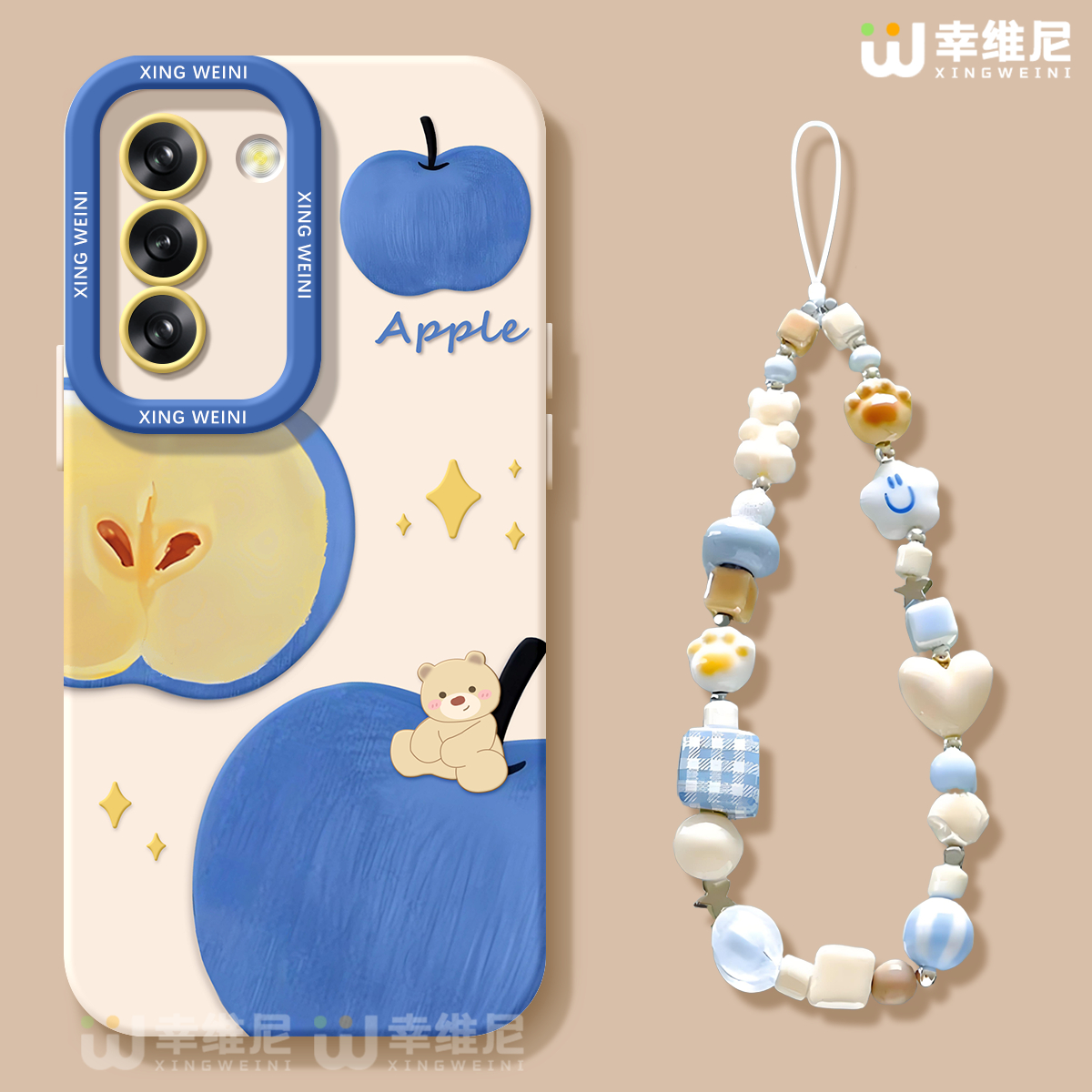 适用三星Galaxy S25手机壳女款s24ultra保护套硅胶s21全包s21plus防摔Galaxy外壳小熊苹果s23新款s22软壳Plus