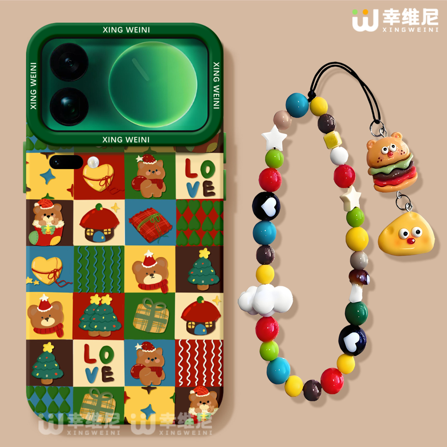 适用小米17promax手机壳圣诞节15spro保护套新款14ultra全包防摔13pro硅胶11青春10por平安熊12sultra软civi5