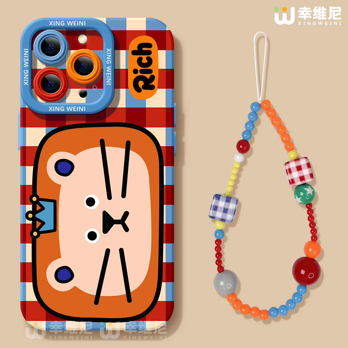 适用苹果17手机壳女款iphone16pro保护套15plus全包14promax防摔11/12/xr软se外8plus硅胶13pro卡通狮子17Air