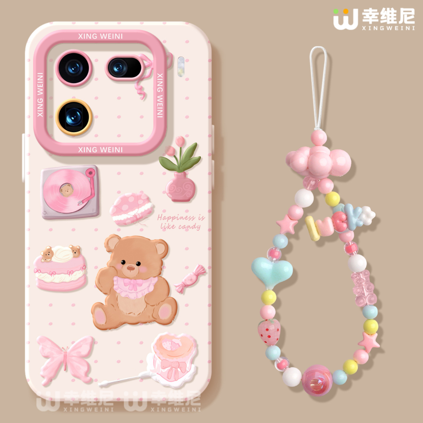 适用iqoo15ulrtra手机壳女款iqoo13pro硅胶12全包防摔vivo爱酷neo9pro软10外iqoo8保护套z11可爱小熊neo11pro