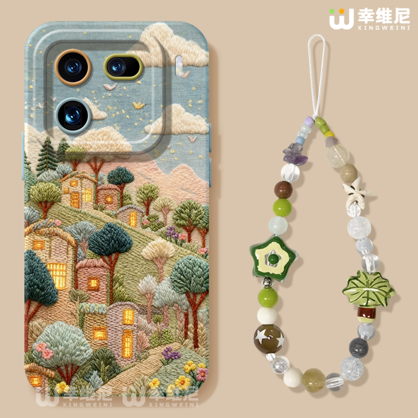 适用iqoo15手机壳女iqoo13pro保护套手绳硅胶12全包防摔vivo爱酷neo9pro+软10s外7se竞速iqoo8童话屋neo11pro