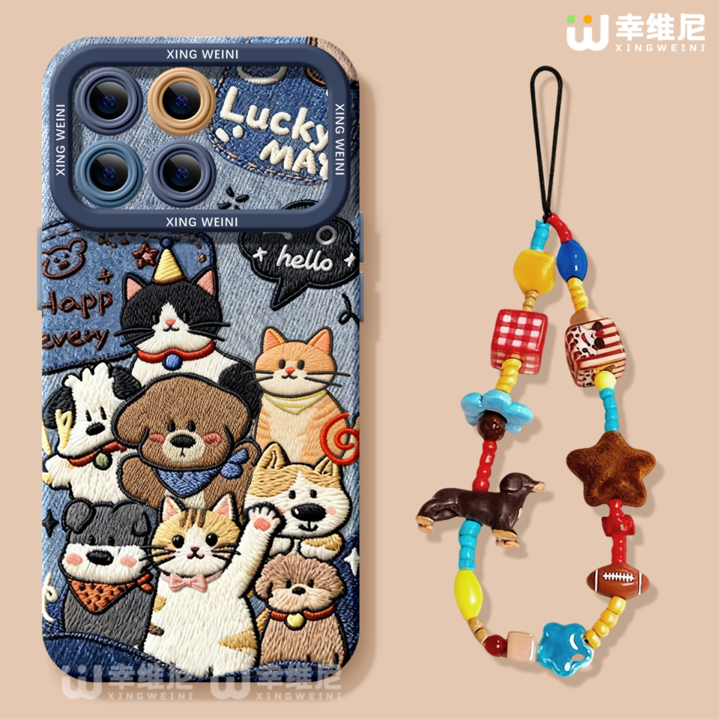 适用红米k90promax手机壳女款k70保护套小米k60全包硅胶redmi防摔k30卡通k40牛仔小猫软壳k50电竞版k80至尊版,3C数码配件,手机保护套/壳,淘宝优惠券,粉丝福利购,淘宝优惠卷