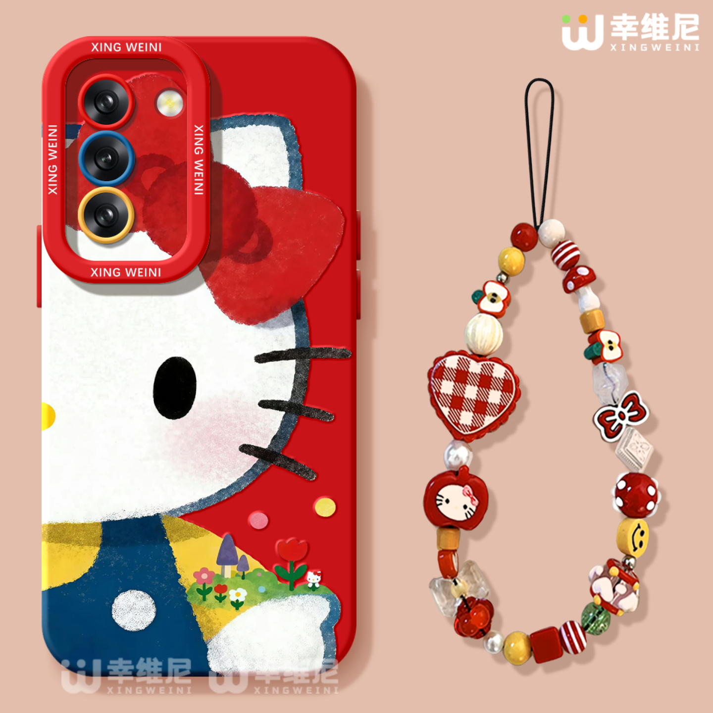 适用三星Galaxy S25手机壳女款s24ultra保护套硅胶s21全包s21plus防摔Galaxy外壳红色kt猫s23新款s22软壳Plus