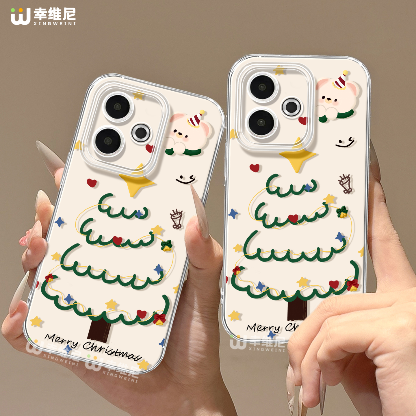 适用真我gt8pro手机壳圣诞节gt7保护套realme硅胶gt5全包gt2pro防摔gt大师探索版透明9平安夜neo7软壳gtneo6