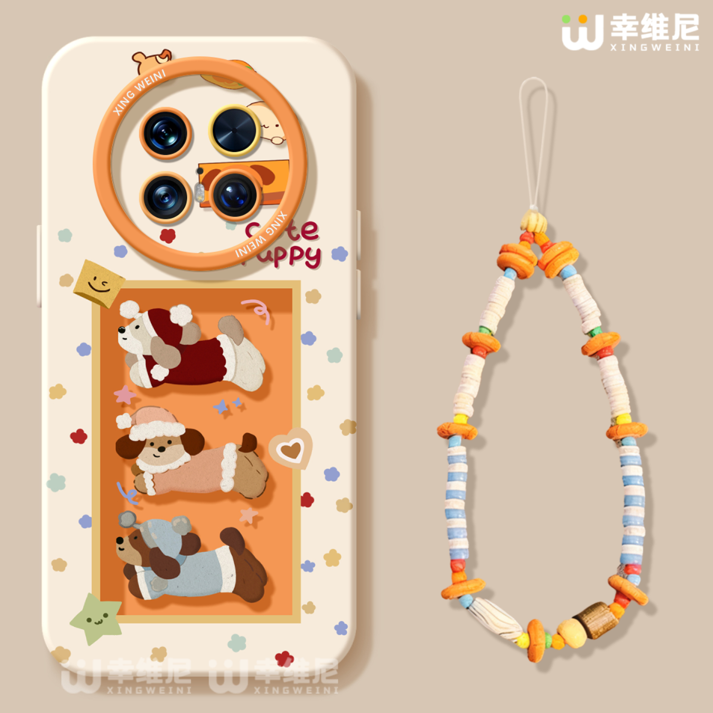 适用华为mate80pro手机壳女款mate70air保护套30硅胶全包mate60RS防摔40por软壳meta50e圣诞小狗mate80promax