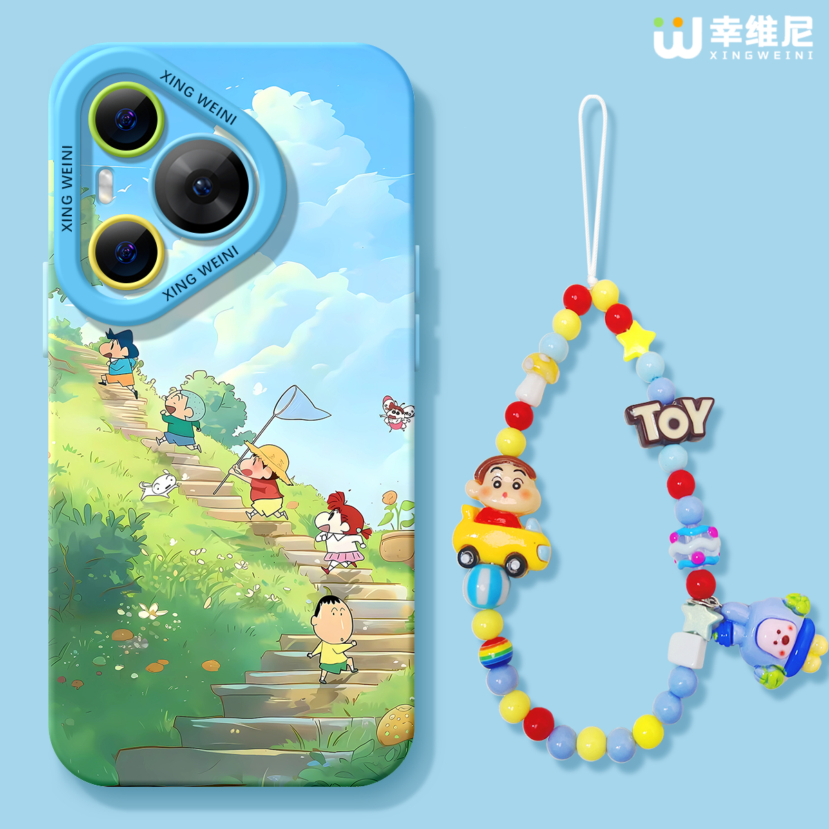 适用华为Pura80pro手机壳女款pura70保护套p40新款70ultra硅胶art防摔50pro全包p70郊游小新p60art软p50外p60