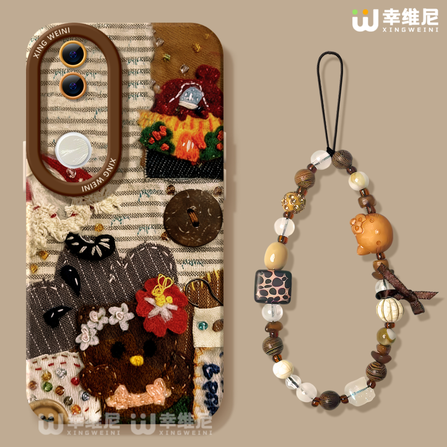 适用vivos30promini手机壳vivo女款s20pro保护套s18e全包s19防摔s16s15s12硅胶s10软s17外壳s9咖色小猫s7新款