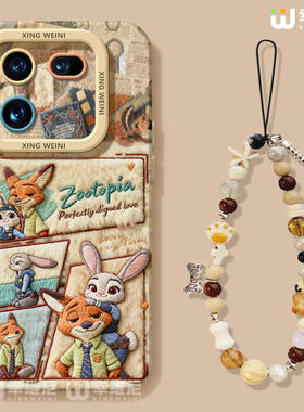 适用iqoo15手机壳iqoo13pro疯狂动物城硅胶12全包狐狸vivo爱酷neo9pro+软10s外7se竞速iqoo8尼克朱迪neo11pro