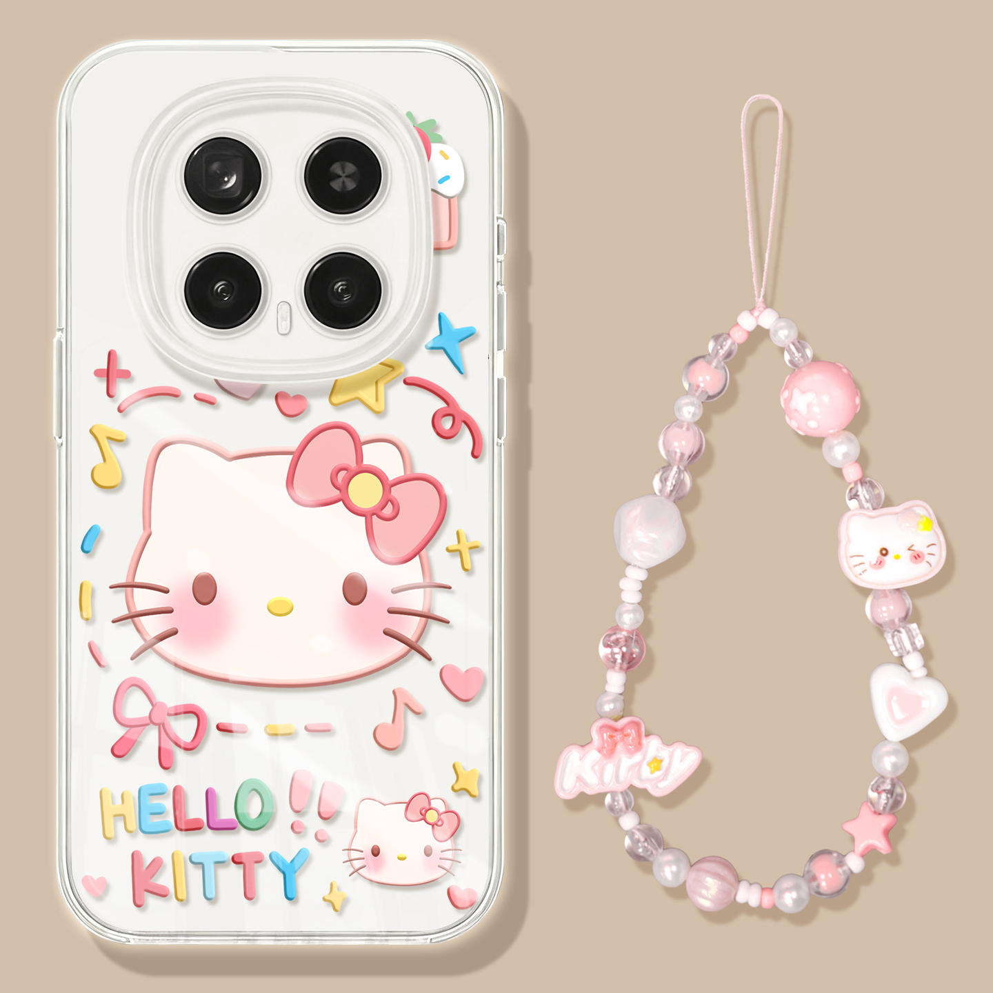 粉色可爱kitty猫适用荣耀magic8手机壳magic7pro保护套magic6新款honor全包防摔magic4硅胶5透明华为3挂绳por