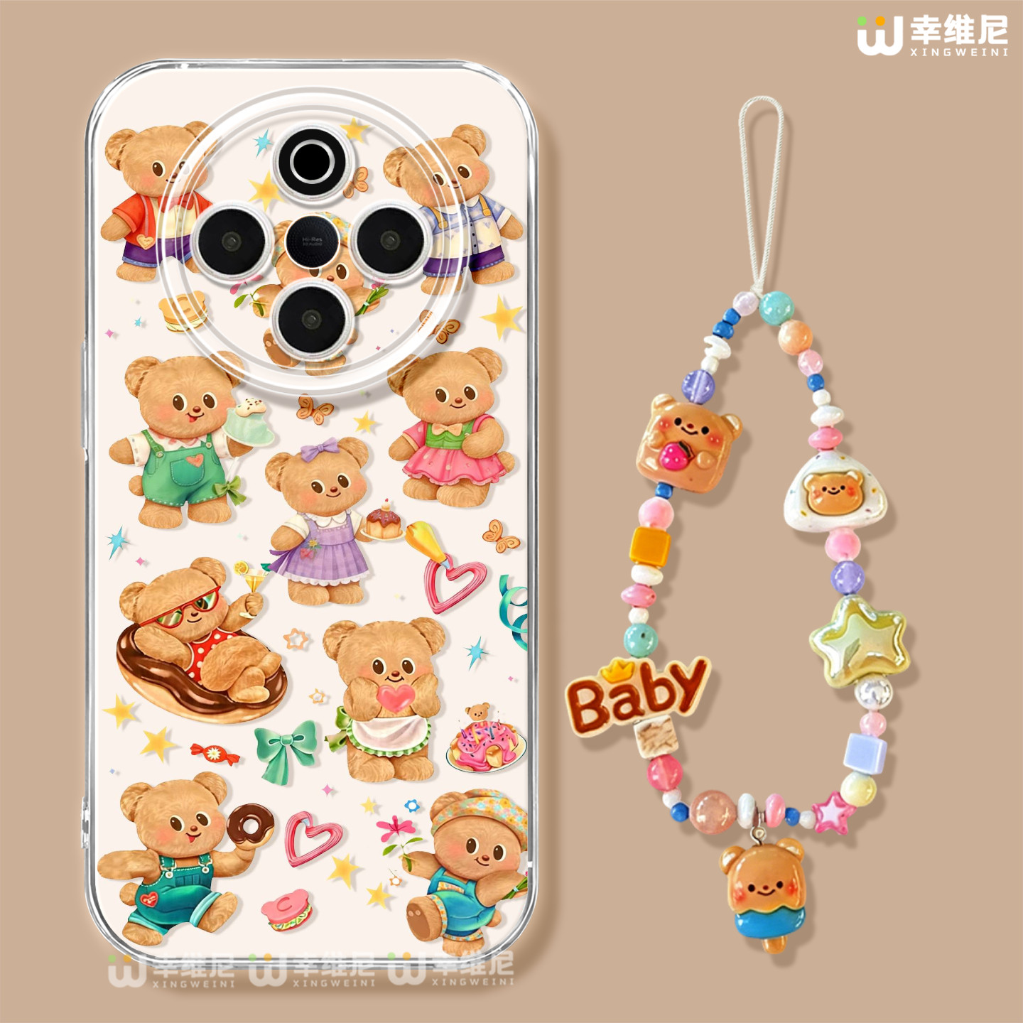 适用vivoY600pro手机壳女款y500保护套y95硅胶y200全包y100黄油小熊y300i透明y19防摔y33s新款y35软壳vivoy50