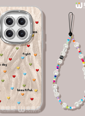 适用红米note15pro手机壳女款note14保护套小米note13防摔12pro全包镜头膜note11/10/9波点爱心turbo硬14pro