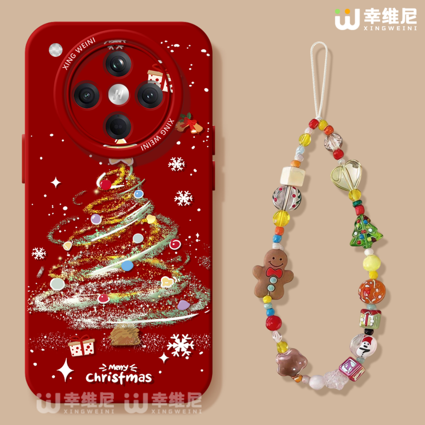 适用oppofindx9手机壳女款findx8spro保护套硅胶x7ultra全包防摔x6圣诞款x5可爱oppo圣诞树x8ULTRA软k13turbo