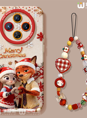 适用vivox300pro疯狂动物城手机壳x100s狐狸x80硅胶x70全包圣诞x90pro+新款x200promini朱迪pro+软x60外x200s