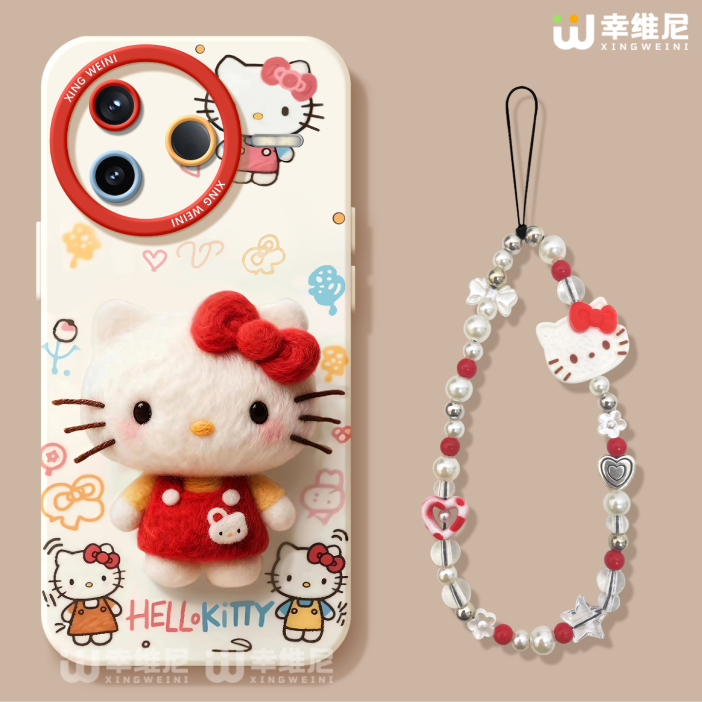 适用红米k90promax手机壳女k70保护套小米k60全包硅胶redmi防摔k30高级k40可爱凯蒂猫软壳k50电竞版k80至尊版