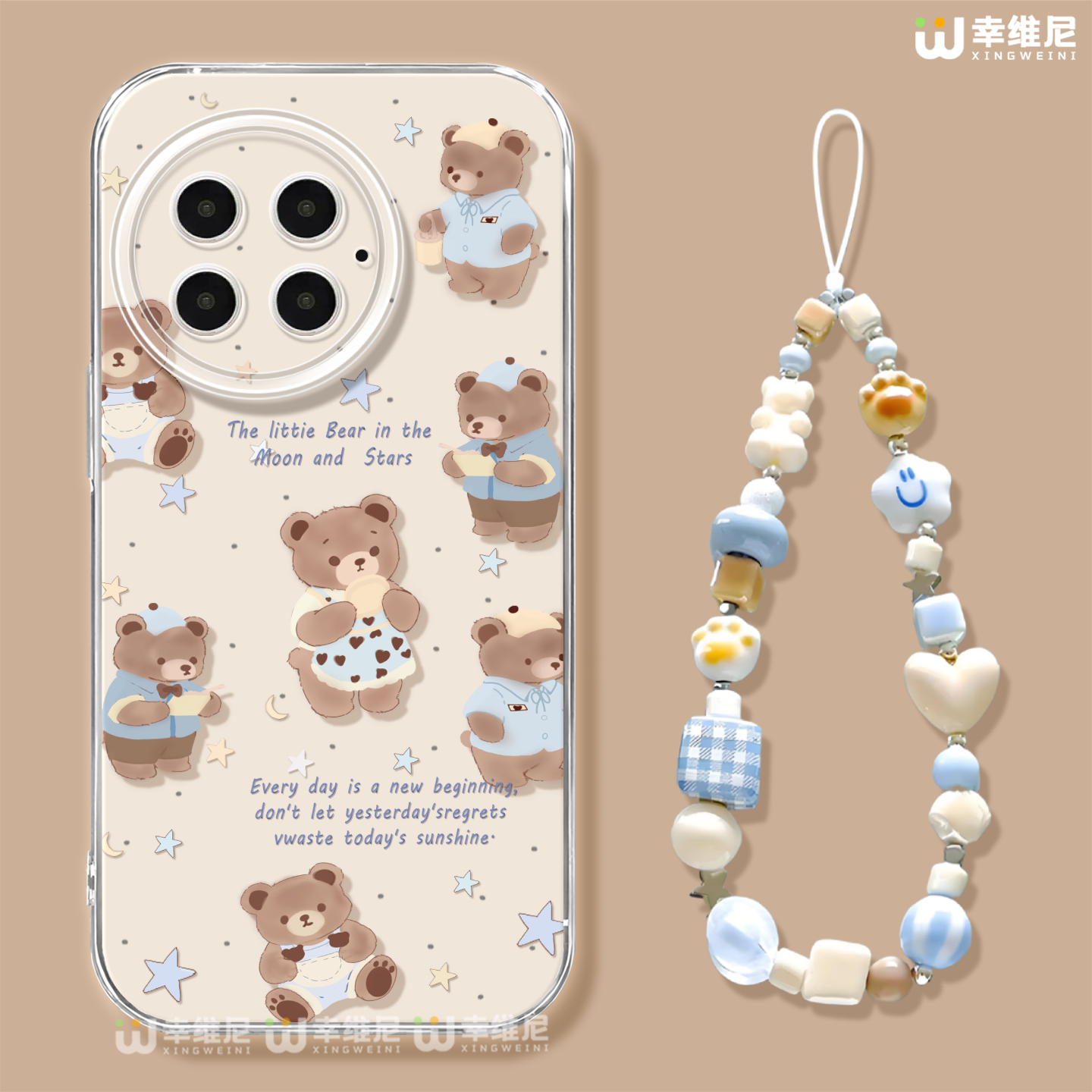 适用一加15手机壳女款1+13保护套硅胶一加12全包ace5竞速版防摔11pro透明9可爱小熊ace4新款1+10pro软壳ace6t