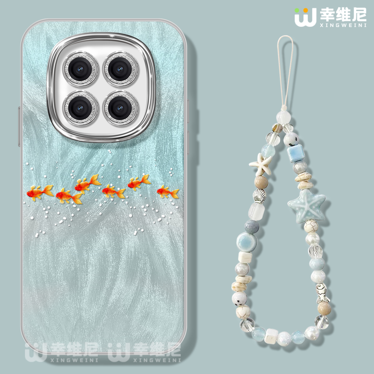适用红米note14手机壳女款note13保护套小米note12pro防摔10pro全包镜头膜note12/11/9高级金鱼turbo硬14pro