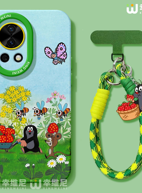 适用华为nova15手机壳女款nova13pro保护套novo12全包11硅胶9/8/7防摔10se活力版ultra卡通鼹鼠hi软nova14pro