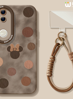 适用vivos50手机壳vivo女款s19pro保护套s18e全包s17防摔s15/s12硅胶s20pro软外壳波点米奇s16新款s30promini