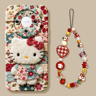 适用华为mate80pro手机壳mate70的新款套m80系列50硅胶保护mete80RS全包mata60裙子kt猫八十mt带挂绳80promax