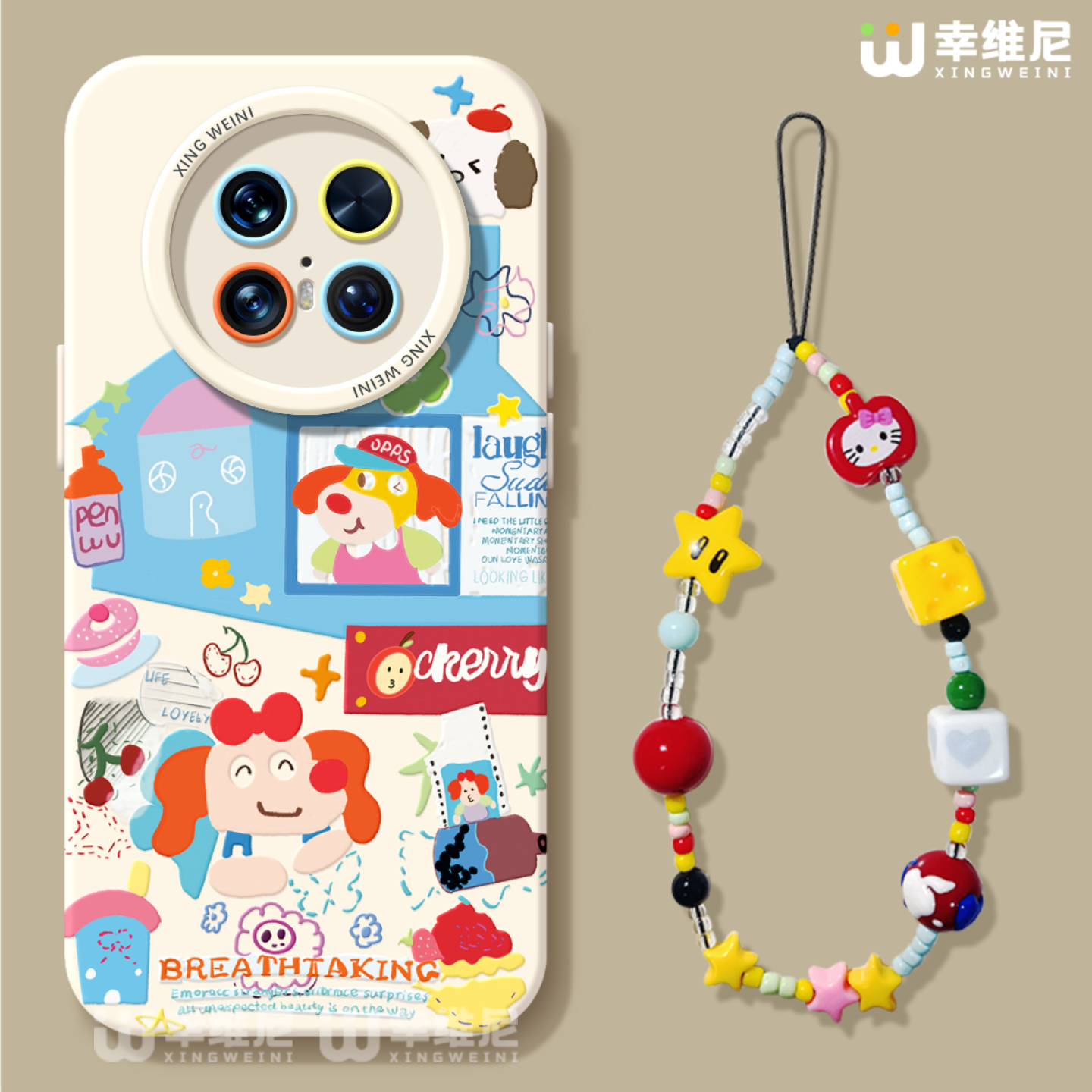 适用华为mate70pro手机壳创意mate60保护套30pro硅胶60pro+全包mate60RS防摔40por软壳meta50e卡通小狗mate70