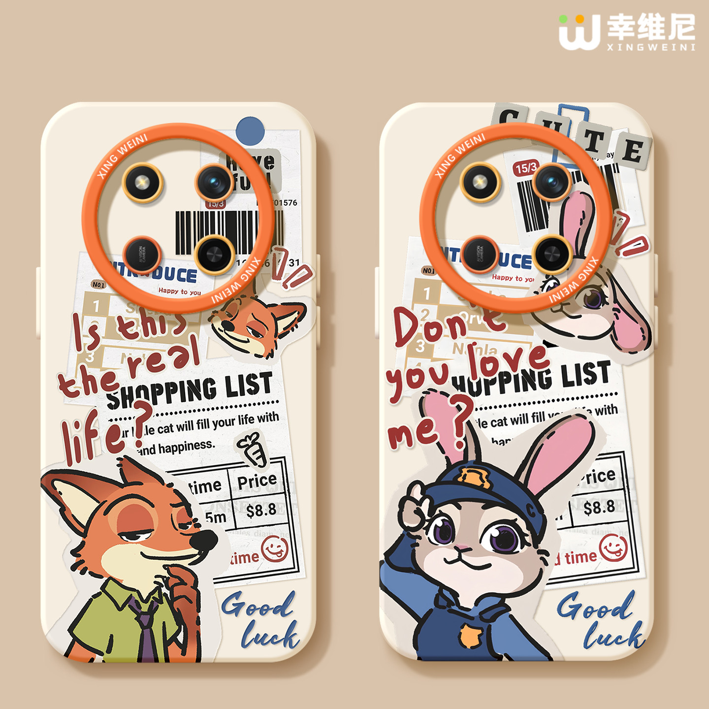 适用荣耀x70手机壳朱迪x60i兔子v40硅胶x40gt全包尼克50华为X50GT新款x70i情侣外壳v30疯狂动物城x50i软壳x30