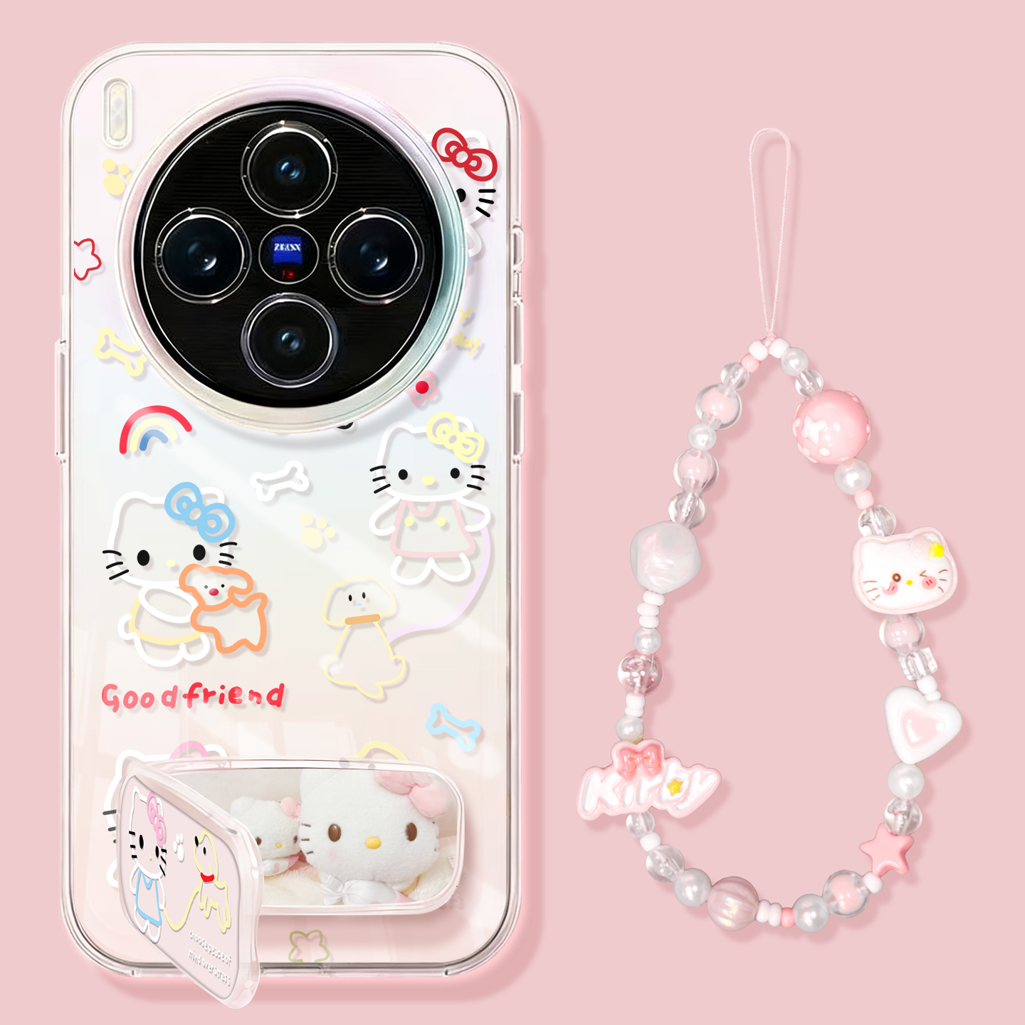 适用vivoX300手机壳kt猫新款X300pro系列高级vivo x300保护套X100加ultra全包s30透明s19硅胶x200promini外壳