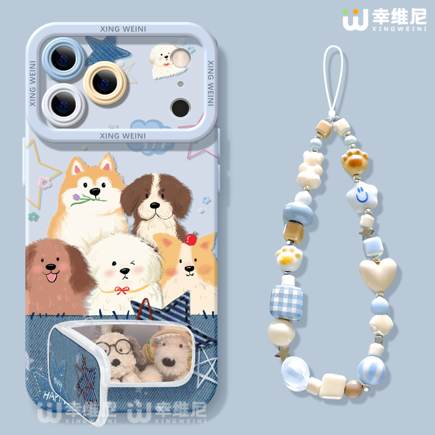 适用苹果17pro手机壳男女iphone16保护套15plus全包14promax防摔11/12软17air外8plus硅胶13pro牛仔小狗xsmax