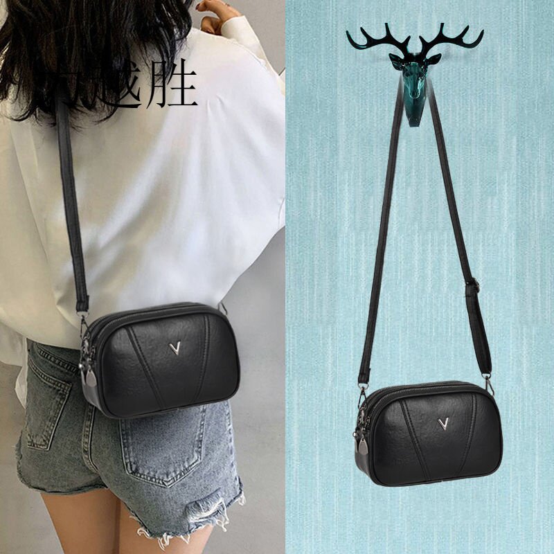 真皮质感迷你小包包女2020新款夏韩版潮时尚百搭单肩斜挎包妈妈包