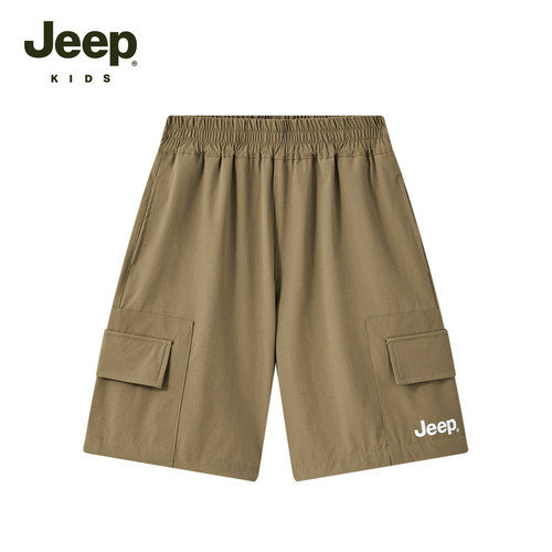 【大潘专享】Jeepkids 儿童休闲短裤耐磨透气D362NB4671