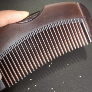 免洗头梳子油脂粒梳子空心梳两用女士去屑去油空心油脂梳家用梳头