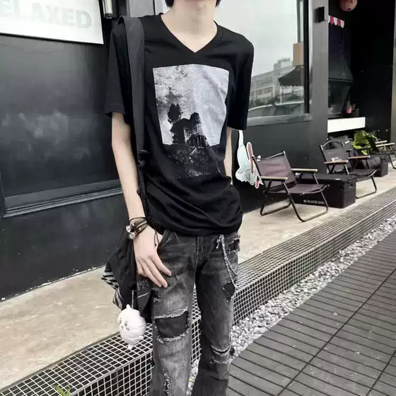 In Stock, Immediate Dispatch - Undercover Collaboration V-Neck Tee