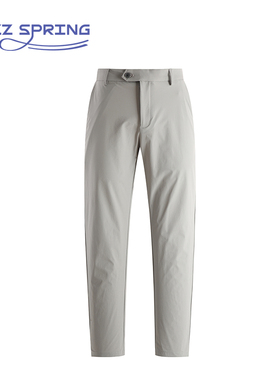 JAZZ SPRING高尔夫裤轻薄透气速干弹力裤男士长裤夏季薄款浅灰色