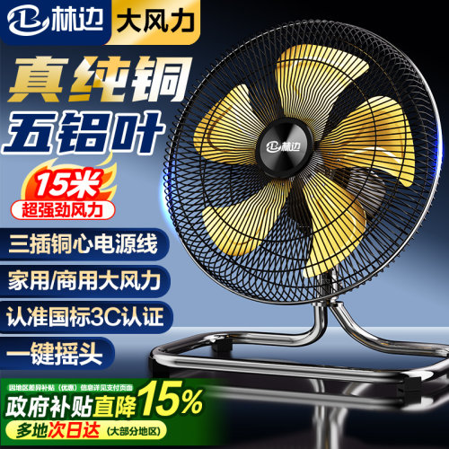林边摇头趴地扇铜线电机大风力