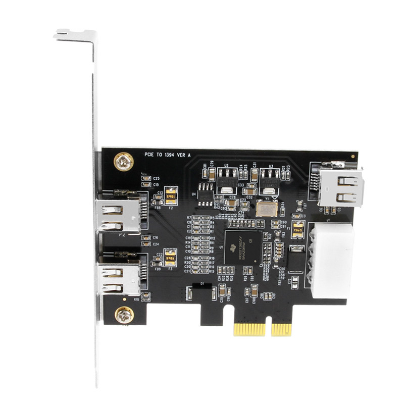 MOGE CAPRICORN DESKTOP PCIE TO 1394A CAPTURE CARD DV VIDEO TEXAS 400 FIREWIRE CARD IEEE 2273