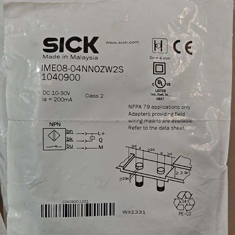议价：光电传感器IME08-04NNOZW2S订货号10409