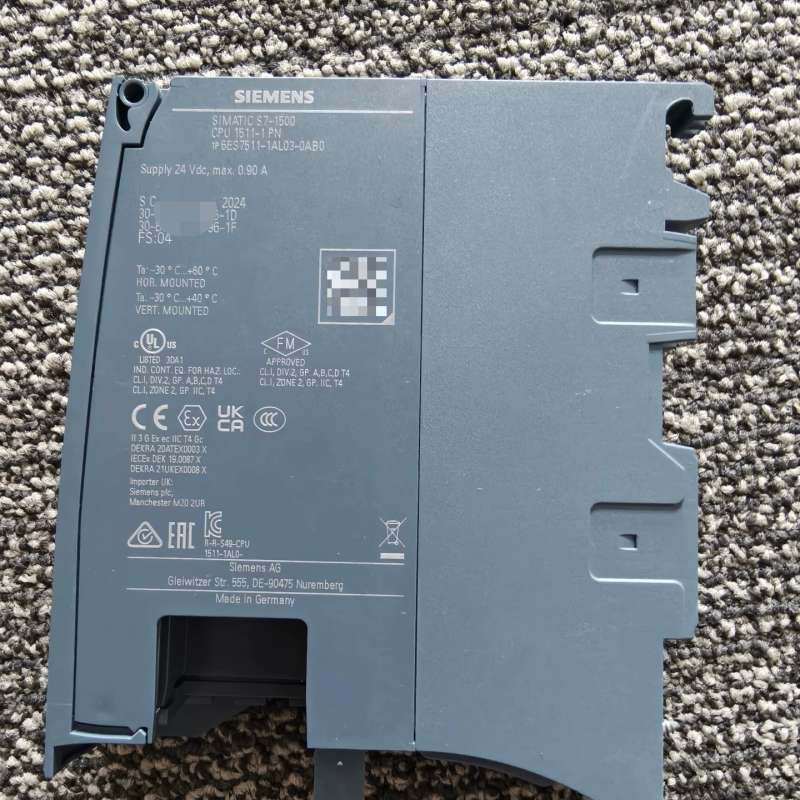 议价：S7-1500 CPU 1511-1 PN，型号6ES