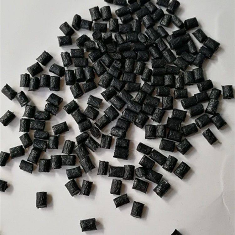 PA6加纤黑色再生料 GF10%15%20%30%阻燃增强粒子 改性尼龙颗粒
