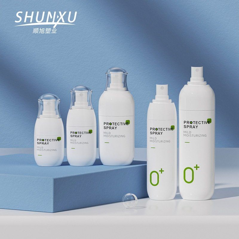 现货50ml100mlpet塑料小样分装瓶化妆品空瓶子200ml按压细雾喷雾