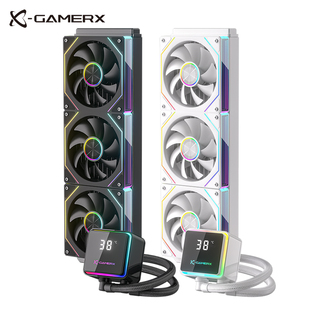 未知玩家M360一体式 水冷CPU风扇ARGB温控带屏幕数显360水冷散热器