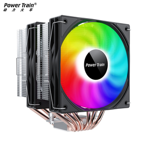 动力火车灵龙3000V2双塔电脑CPU散热器风扇六铜管台式机塔式风冷