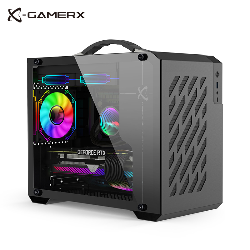 动力火车X200手提MATX紧凑小机箱