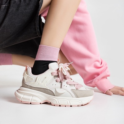 Warrior/回力2025新款厚底老爹鞋